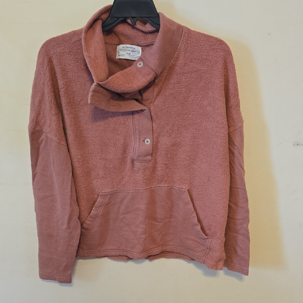 REI Women's Dusty Rose Pullover Hoodie Sweatshirt